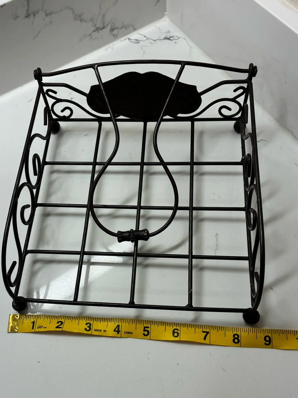 Vintage French Country Napkin Holder Comptoir de Famille Maison de Campagne